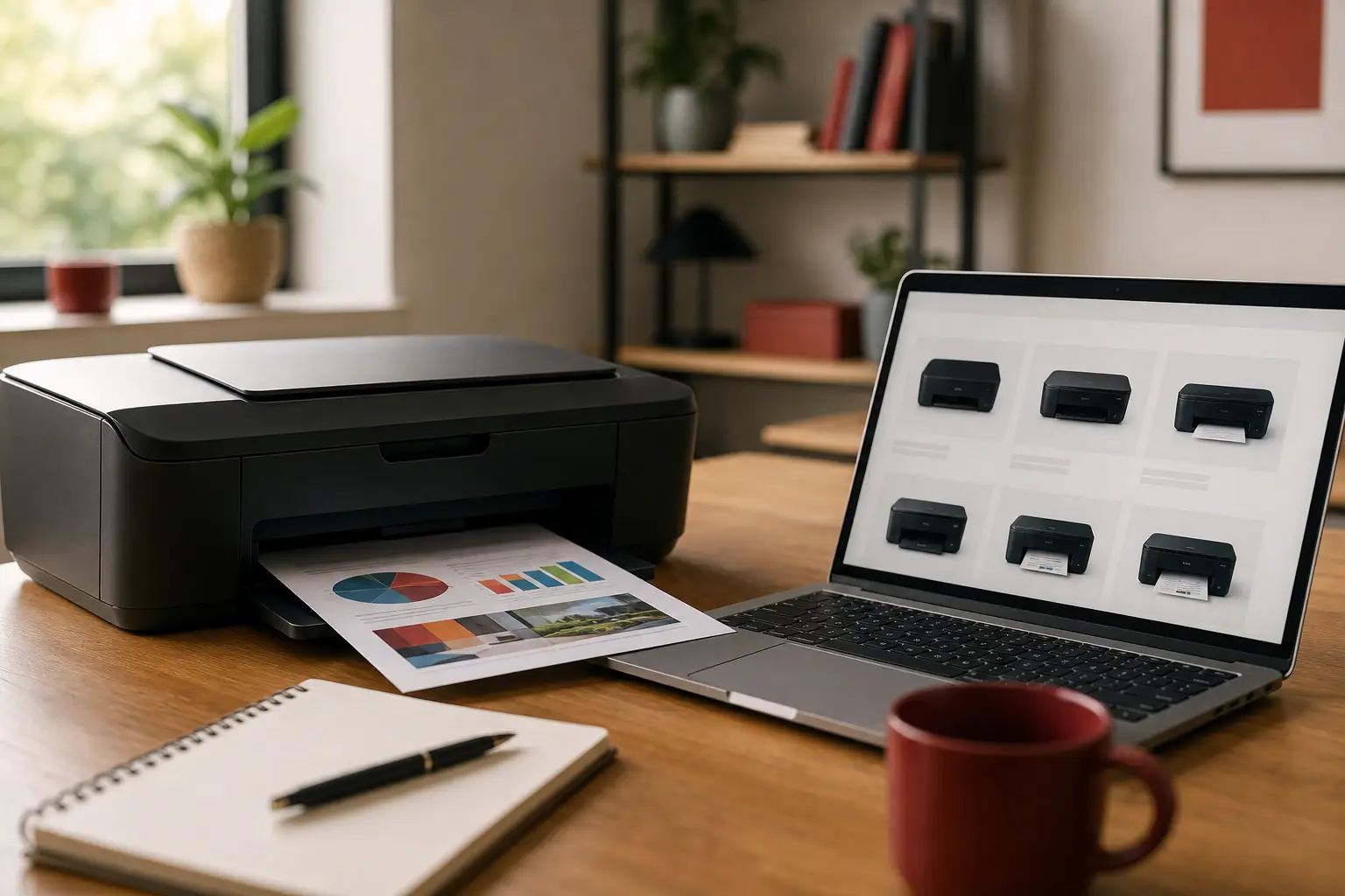 Illustratieve afbeelding bij printer drukt niet meer in kleur af