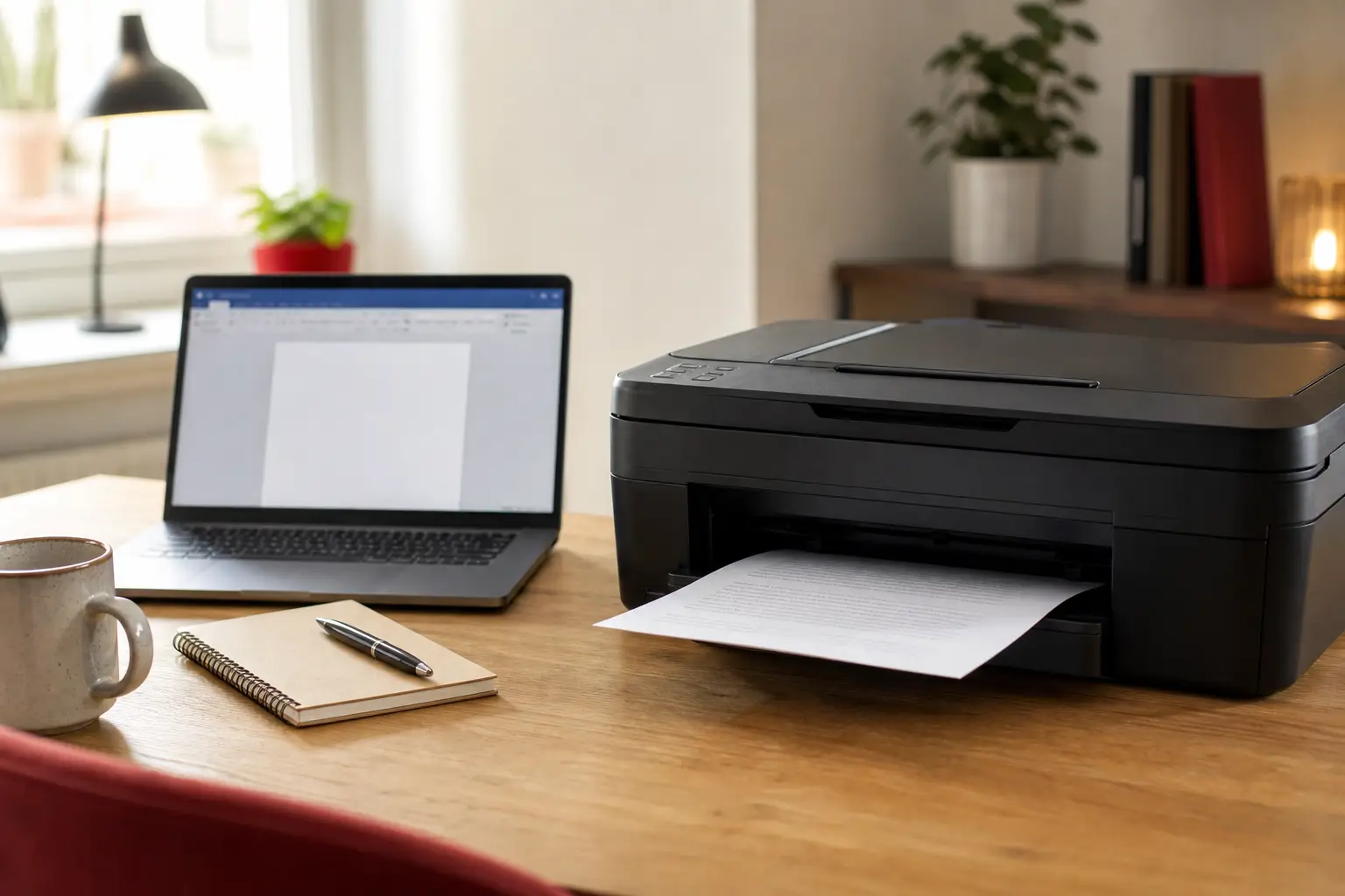 Illustratieve afbeelding bij printer opnieuw gebruiken in microsoft word